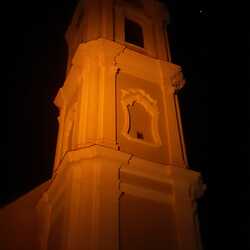 Orange the World - Auch die Kirche in Obdach leuchtete in der hoffnungsvollen Farbe
