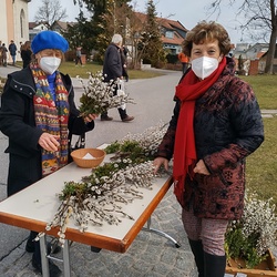 Palmbuschen statt Fastensuppe in Hausmannstätten.