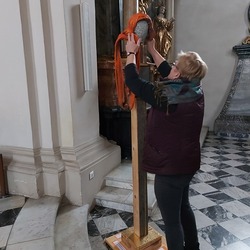 440 km, eineinhalb Tage quer durch die Steiermark - Die Künstlerin selbst, Ulrike Schwager,  setzte die sieben Frauen gekonnt in Szene